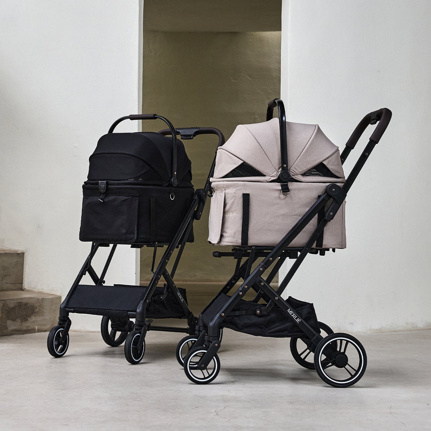 【11月初旬頃再入荷予定】 MERLIE 3WAY PET BUGGY MW2