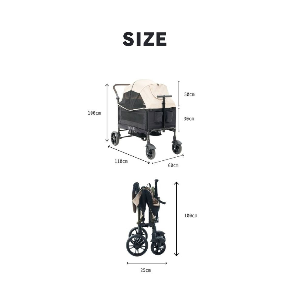 MERLIE 3WAY PET WAGON MW6