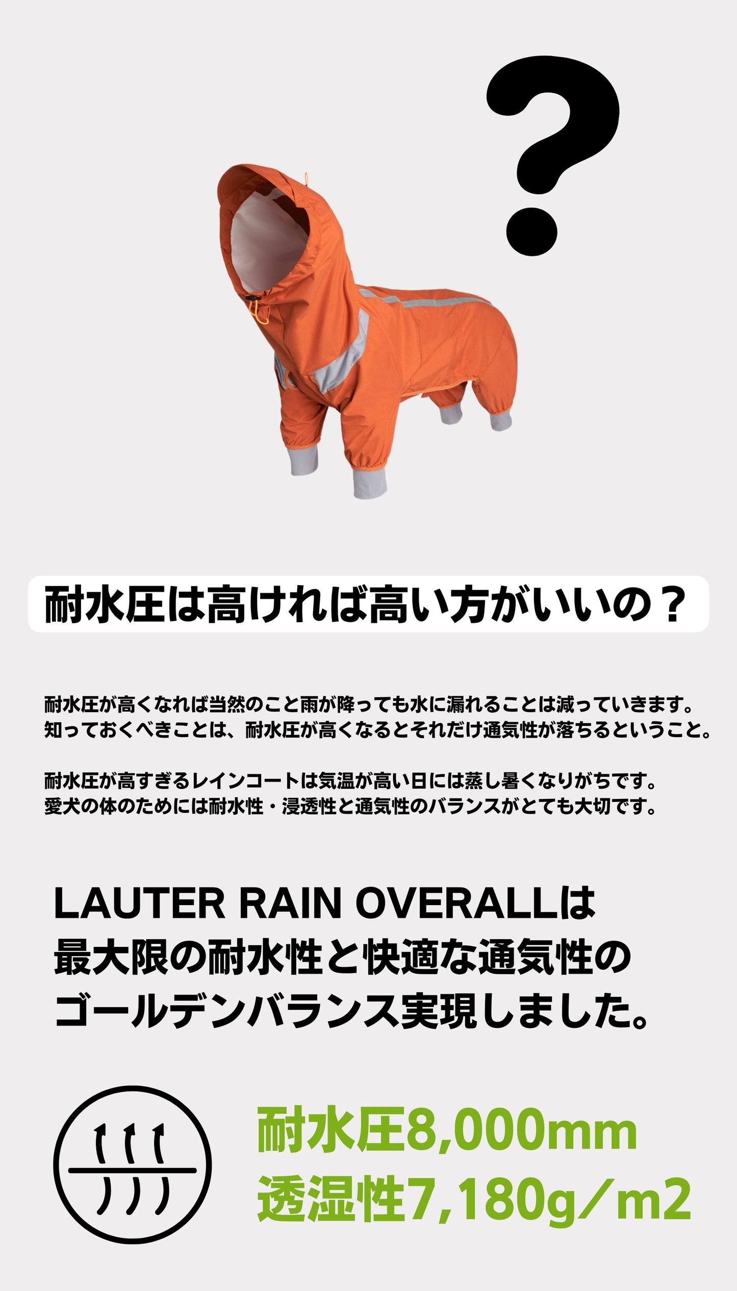LHAKEN LAUTER RAIN OVERALL