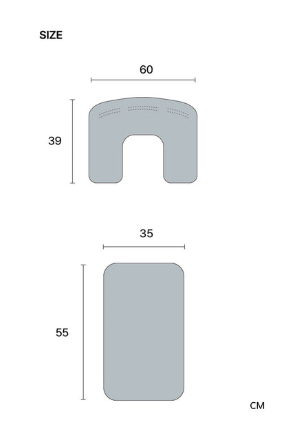 MERLIEペットカート専用コンフォートクッション2点セット MW2/MW3/MWX