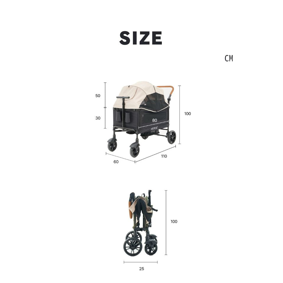 MERLIE 3WAY PET WAGON MW6