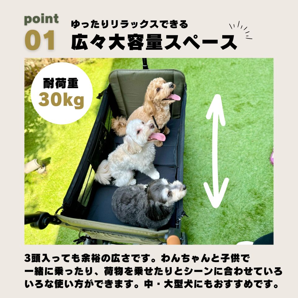 MERLIE 3WAY PET WAGON MW6