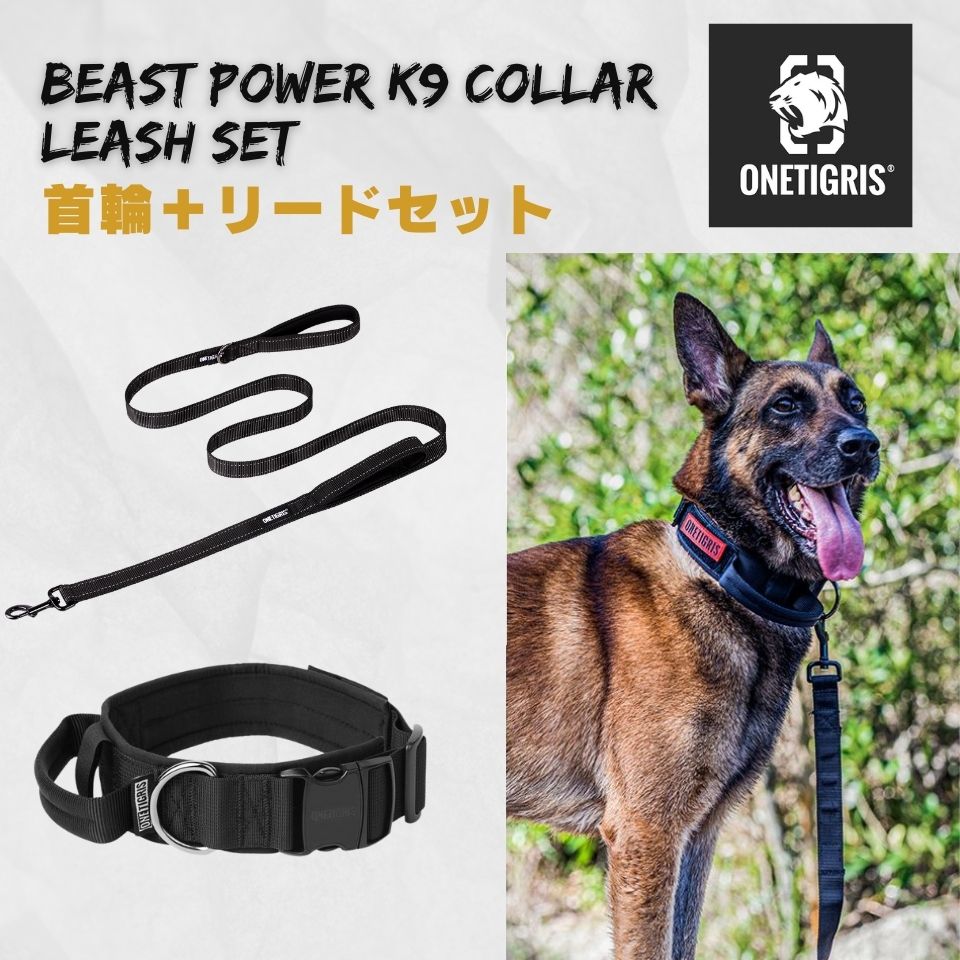 ONETIGRIS BEAST POWER K9 COLLAR リードセット