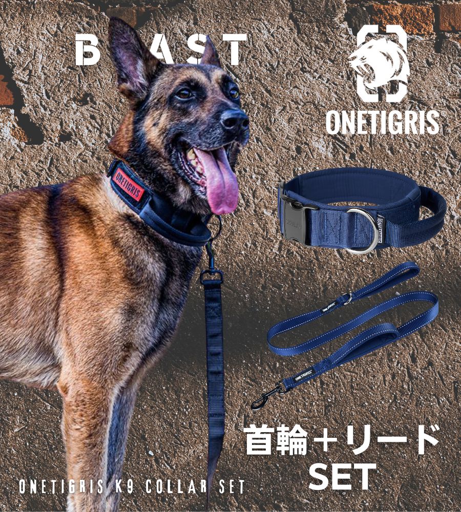 ONETIGRIS BEAST POWER K9 COLLAR リードセット