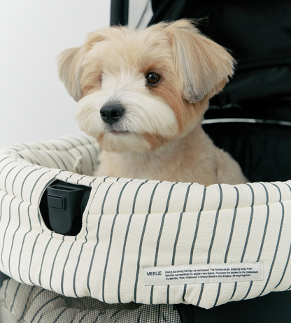 MERLIE リバーシブルクッション3点セット ストライプ